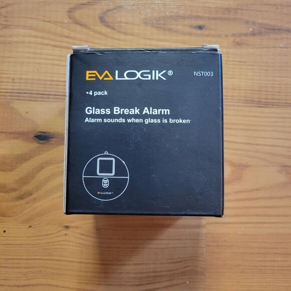 EVA Logik Ultra-Thin Glass Break Alarm Perfect for Any Window 4 Pack NST003 - Picture 1 of 6